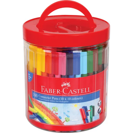 Connector Colour Markers - Pack of 100 - Modern Teaching Aids NZ