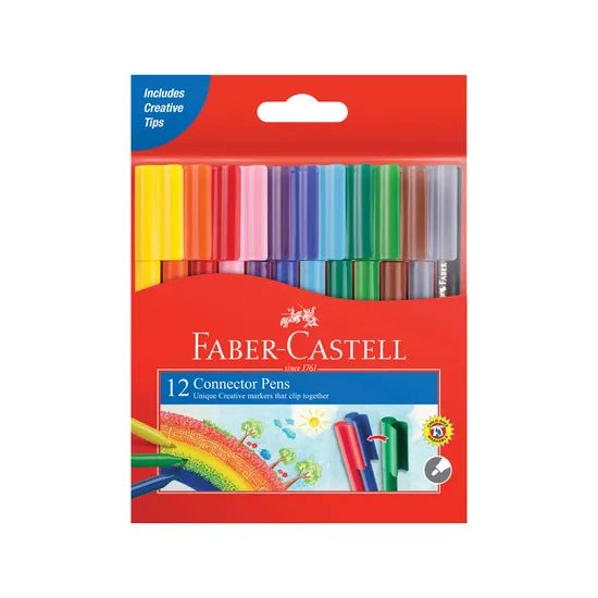 Connector Colour Markers - Pack of 12 - Modern Teaching Aids NZ