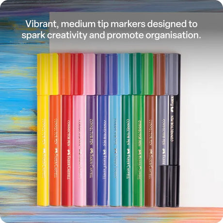 Connector Colour Markers - Pack of 12 - Modern Teaching Aids NZ