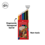 Classic Colour Pencils - Pack of 12+1 - Modern Teaching Aids NZ
