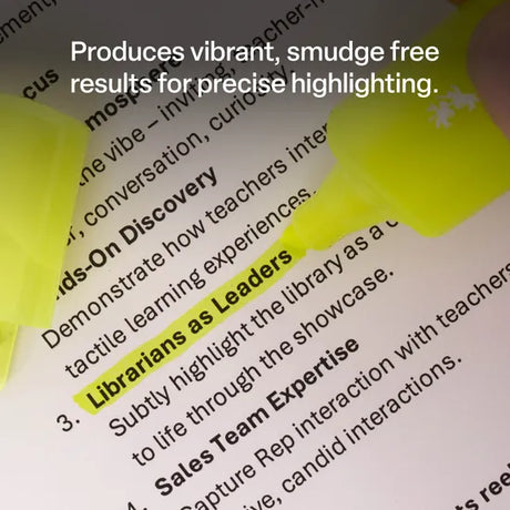 Textliner Ice 1546 Highlighter Yellow - Modern Teaching Aids NZ