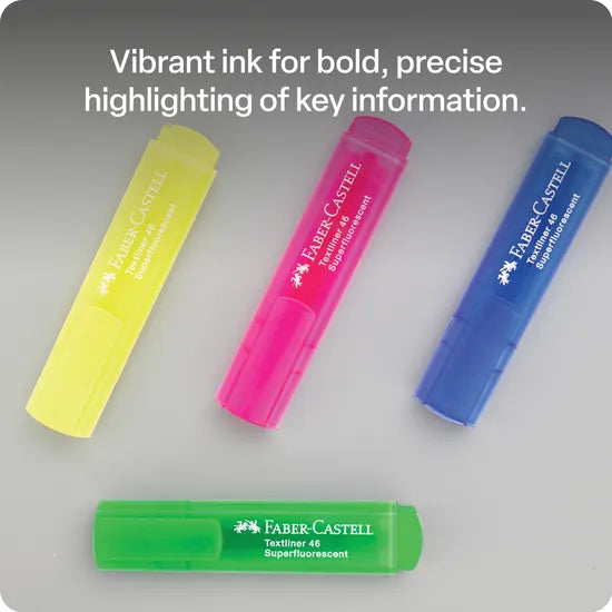 Faber Castell Textliner Ice Highlighters - Pack of 4 - Modern Teaching Aids NZ
