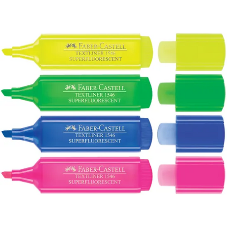 Faber Castell Textliner Ice Highlighters Pk4 - Modern Teaching Aids NZ