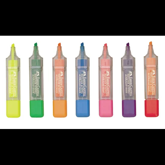 Faber Castell Textliner Ice Highlighters - Modern Teaching Aids NZ
