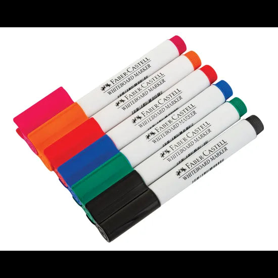 Faber Castel Connector Whiteboard Markers Asst - Pack of 10 - Modern Teaching Aids NZ
