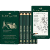 Castell 9000 Graphite Pencil Art Set - Tin of 12 - Modern Teaching Aids NZ