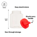 Handy Storage Containers 1 L Pack of 12 - Modern Teaching Aids NZ