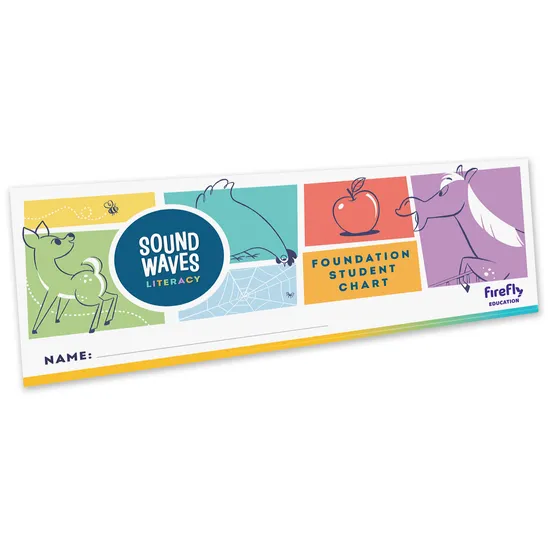Sound Waves Spelling - Foundation Student Chart - Modern Teaching Aids NZ