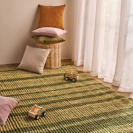 Botanica Striped Rug - 180 (L) x 180 (W) cm - Modern Teaching Aids NZ