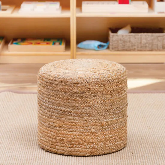 MTA Spaces - Round Jute Pouf - Modern Teaching Aids NZ