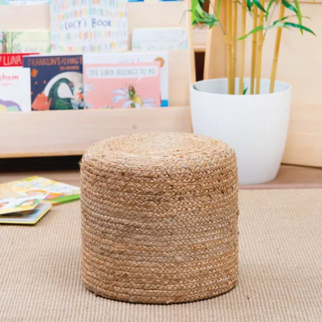 MTA Spaces - Round Jute Pouf - Modern Teaching Aids NZ