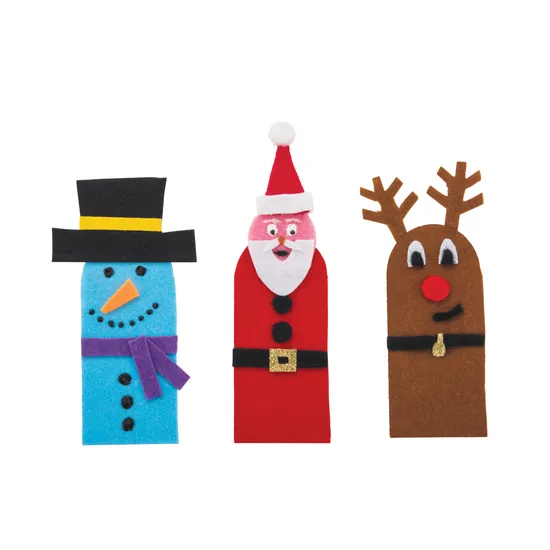 Felt Finger Puppets - Pack of 30 - Modern Teaching Aids NZ