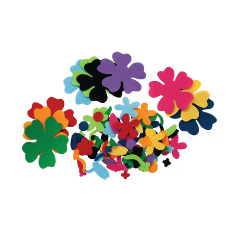 Felt Garden Shapes - Pack of 100 - Modern Teaching Aids NZ
