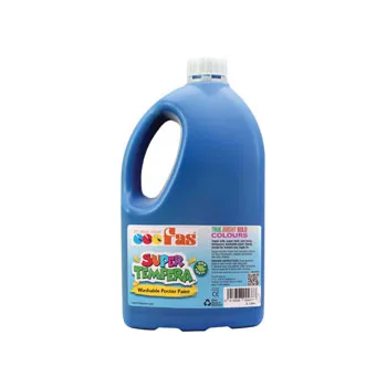 FAS Super Tempera Paint - Ultra Blue 2 Litre - Modern Teaching Aids NZ