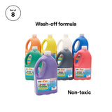 FAS Super Tempera Paint 2 L - Set of 8 - Modern Teaching Aids NZ