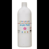 Creatistics Acrylic Paint 1L - White - Modern Teaching Aids NZ
