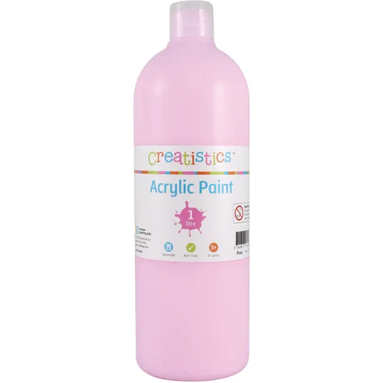 Creatistics Acrylic Paint 1L - Set of 10 - Modern Teaching Aids NZ
