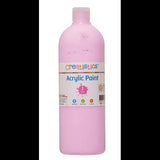 Creatistics Acrylic Paint 1L - Pink - Modern Teaching Aids NZ