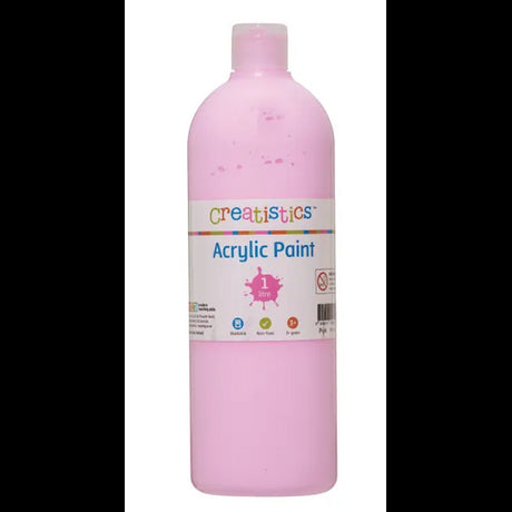 Creatistics Acrylic Paint 1L - Pink - Modern Teaching Aids NZ