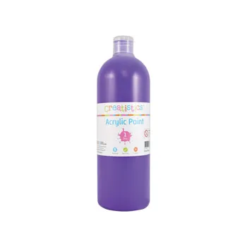 Creatistics Acrylic Paint 1L - Purple - Modern Teaching Aids NZ