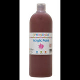 Creatistics Acrylic Paint 1L - Brown - Modern Teaching Aids NZ