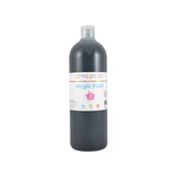 Creatistics Acrylic Paint 1L - Black - Modern Teaching Aids NZ