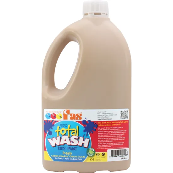 Total Wash Paint - Beige 2 Litre - Modern Teaching Aids NZ