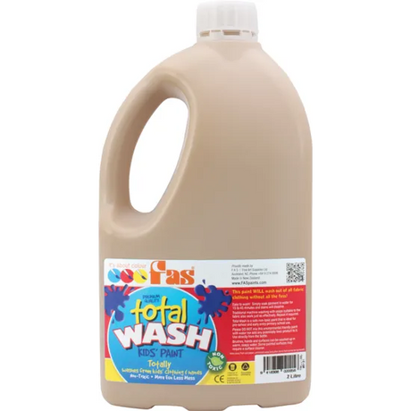Total Wash Paint - Beige 2 Litre - Modern Teaching Aids NZ