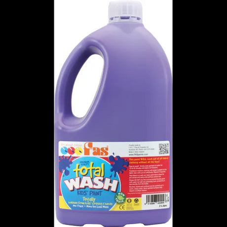 Total Wash Paint - Purple 2 Litre - Modern Teaching Aids NZ