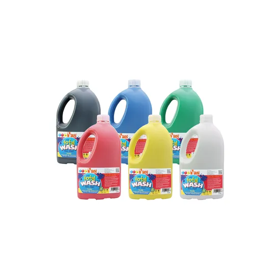 Total Wash Paint - Cool Yellow 2 Litre - Modern Teaching Aids NZ