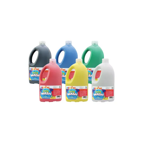 Total Wash Paint - Cool Yellow 2 Litre - Modern Teaching Aids NZ