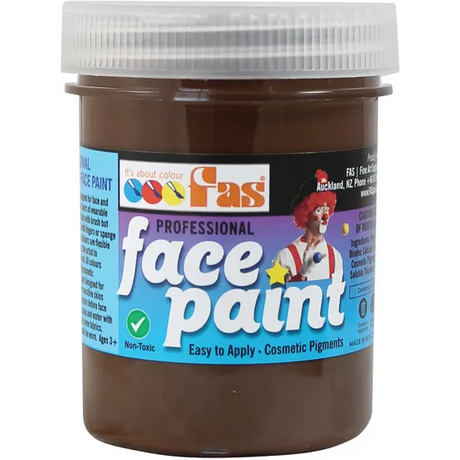 Pro Body & Face Paint 120ml Brown - Modern Teaching Aids NZ