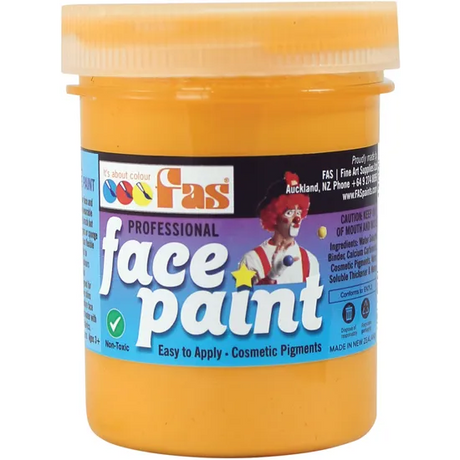 Pro Body & Face Paint 120ml Deep Yellow - Modern Teaching Aids NZ