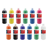 Student Acrylic Paint 1L - Set of 12 - Modern Teaching Aids NZ