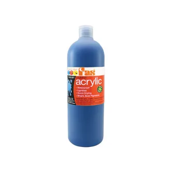 Student Acrylic Paint 1L - Cool Blue - Modern Teaching Aids NZ