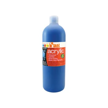 Student Acrylic Paint 1L - Warm Blue - Modern Teaching Aids NZ
