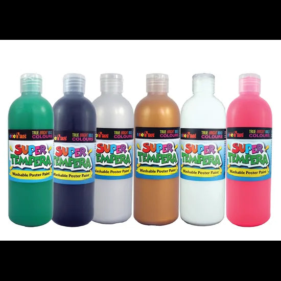FAS Super Tempera Christmas Paint 500 ml- Set of 6 - Modern Teaching Aids NZ