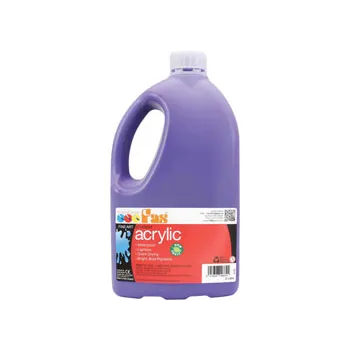 Student Acrylic Paint - Violet 2 Litre - Modern Teaching Aids NZ