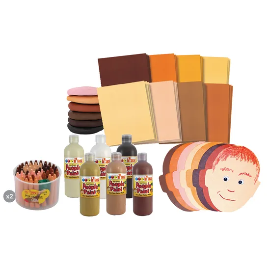 Inclusive Skin Tone Craft Pack - Modern Teaching Aids NZ