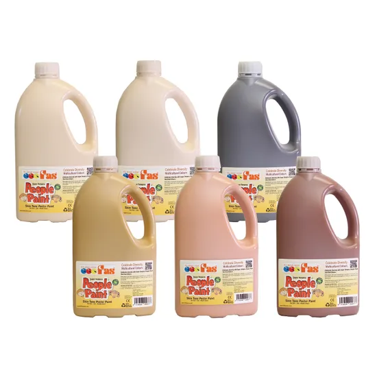 FAS Super Tempera People Paint 2 L - Pack of 6
