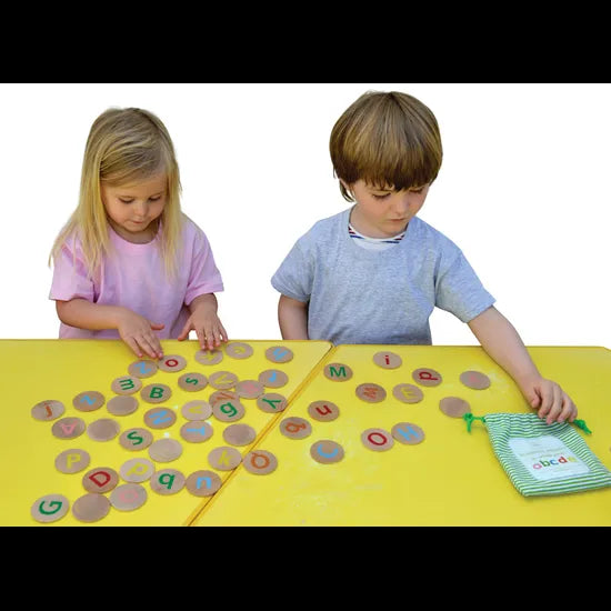 Freckled Frog Wooden Alphabet Discs - Modern Teaching Aids NZ