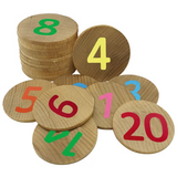 Freckled Frog Number Matching Discs - 1-20, Set of 40 - Modern Teaching Aids NZ