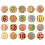 Freckled Frog Number Matching Discs - 1-20, Set of 40 - Modern Teaching Aids NZ