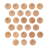Freckled Frog Sign Language Wooden Discs - Modern Teaching Aids NZ