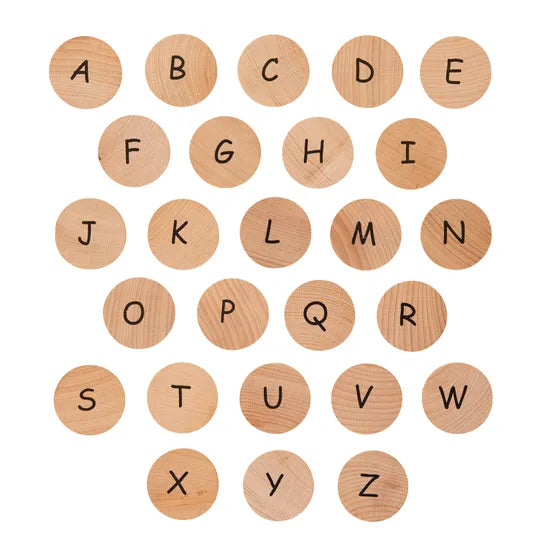 Freckled Frog Sign Language Wooden Discs - Modern Teaching Aids NZ