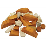 Two Toned Magnetic Wooden Blocks - 30 pieces - Modern Teaching Aids NZ