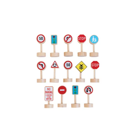 Learning Traffic Signs 14 Pieces - Modern Teaching Aids NZ