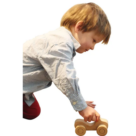 Wooden Car with Handle Set of 4 - Modern Teaching Aids NZ