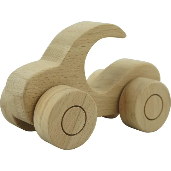 Wooden Car with Handle Set of 4 - Modern Teaching Aids NZ