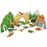 The Happy Architect Dinosaur World - 22 Pieces - Modern Teaching Aids NZ